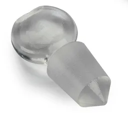 Tapón para botella BOD, vidrio con cabeza de moneda