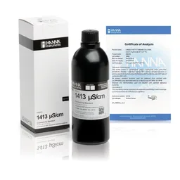 Estándar técnico de calibración de CE de 1413 µS/cm a 25°C con certificado de análisis, 500 mL