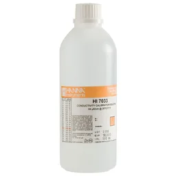 Solución de calibración de CE de 84 µS/cm valor a 25°C, frasco de 1 L