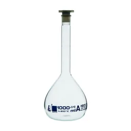 Matraz Aforado, Clase A, 24/29, 1000 mL