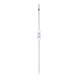 Pipeta de Bulbo, Dos Marcas, Clase A, 25 mL