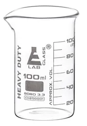 Vaso de Precipitados, Alta Resistencia, 100 mL