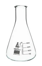 Matraz Erlenmeyer, Cuello Estrecho, 150 mL