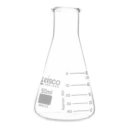 Matraz Erlenmeyer, Cuello Estrecho, 50 mL