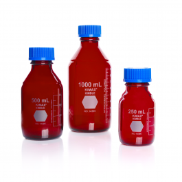 FRASCO PARA LABORATORIO GL 45 RAY-SORB® CON TAPA Y ANILLO POLIPROPILENO — 1000 mL