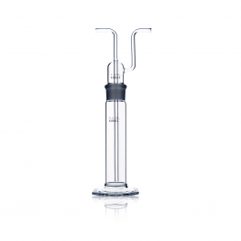 BOTELLA LAVADORA DE GASES,FORMA ALTA,LARGO MEDIO ,TAPA 34/28 — 250 mL