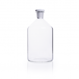 BOTELLA DE SOLUCIÓN C/ TAPÓN PTFE CÓDIGO COLOR (AZUL) FORMA CABEZA-PLANA — 500 mL