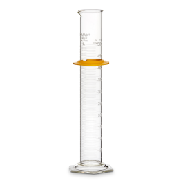 PROBETA, P.C. "A" ESCALA MÉTRICA BLANCA , BASE HEXAG VIDRIO — 10 mL