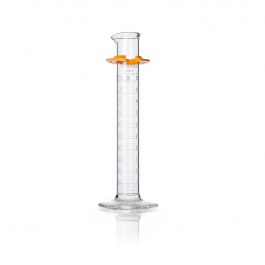 PROBETA, P.E., "B" DOBLE ESCALA MÉTRICA, BASE HEX. VIDRIO C/BUMPER — 2000 mL