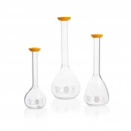 MATRAZ VOLUMÉTRICO, "A", C/ TAPA TIPO SNAP — 25 mL