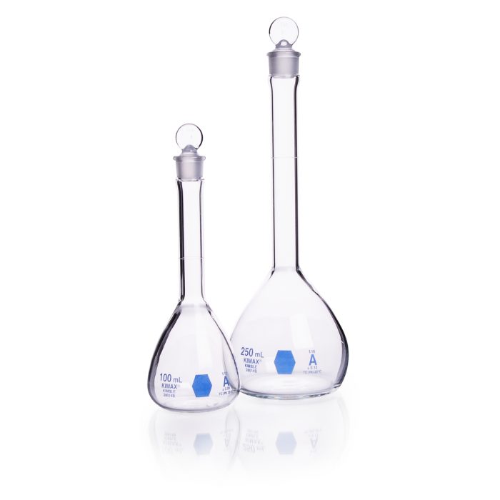 MATRAZ VOL."A", TAPÓN VIDRIO DECORADO AZUL — 50 mL