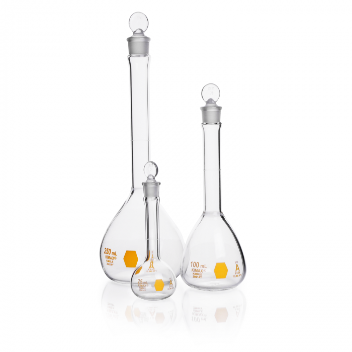 MATRAZ VOL."A", TAPÓN VIDRIO DECORADO AMARILLO — 500 mL