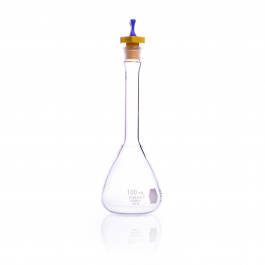 MATRAZ VOLUMÉTRICO "B", TAPÓN POLIETILENO (PE) — 50 mL