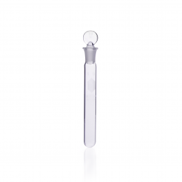 TUBO DE ENSAYE C/ TAPÓN VIDRIO DECORADO KIMAX® 65 mL — 25 X 200