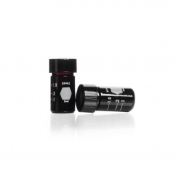 Micro-Vial Ambar Fond Cónico (int.) Grad. ACCUFORM® rosca 20-400 c/ Tapa & Septa ensambladas — 5 ml
