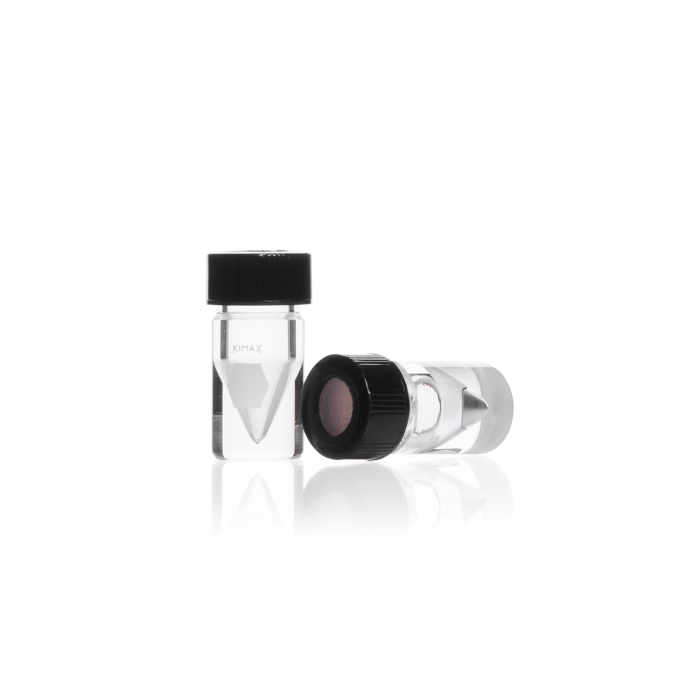 Micro-Vial Fond Cónico (int.) Sin Grad. ACCUFORM® rosca 20-400 c/ Tapa & Septa ensambladas — 2 ml