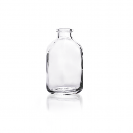 FRASCO SUERO (SERUM) , CLARO, P/ INYECTABLES, P/CASQUILLO DE ALUMINIO — 100 mL