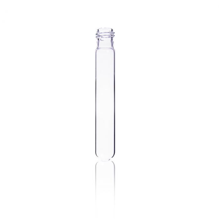TUBO DE CULTIVO DESECHABLE, ROSCADO, SIN TAPA, LISO — 16 X 100