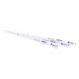 Pipeta Bactereológica Desechable, Vidrio, Estéril, p/ Leche INDIVIDUAL — 1.1 mL