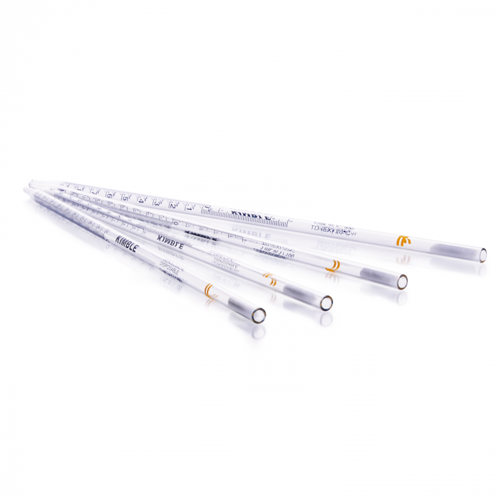 Pipeta Serológica Desechable, Vidrio, Estéril y Libre Pirógenos c/tap algodón, "Cortas"INDIVIDUAL — 10 mL (2/10)