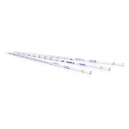 Pipeta Serológica Desechable, Vidrio, No Estériles, s/tapón algodón, empaque BULK — 10 mL (1/10)