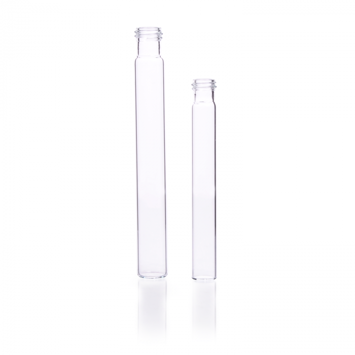 TUBO CULTIVO ROSCA 18-415, DESECHABLE LISO FONDO PLANO — 20 X 150