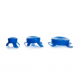 SET DE TAPA DE SILICONA (SILICONE LID) COLOR CIAN -SET: 3 TAMAÑOS — SET