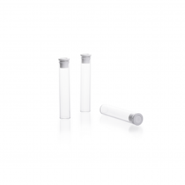 Vial Shell c/ Tapa TITESEAL® de polietileno blanco estilo aguja — 4 ml