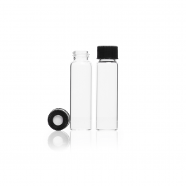 Vial muestrador rosca 15-425 c/ Tapa y Septa ensambladas — 24 ml