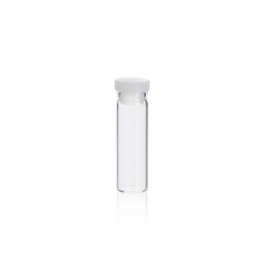 Vial Shell con hombro c/ Tapa polietileno OPTICLEAR® — 1 dram