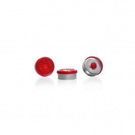 SELLO P/ CASQUILLO ALUM. ESTILO BUTTON TOP TEAR 20 MM ROJA — 20