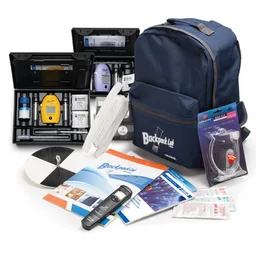[HI3899BP] Backpack Lab™ ciencias marinas: acidez, alcalinidad, CO2, O2, nitrito, nitrato, fosfato, salinidad