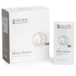 [HI700636P] Solución de limpieza para manchas de vino (producción de vino), sobres de 20 mL (25)